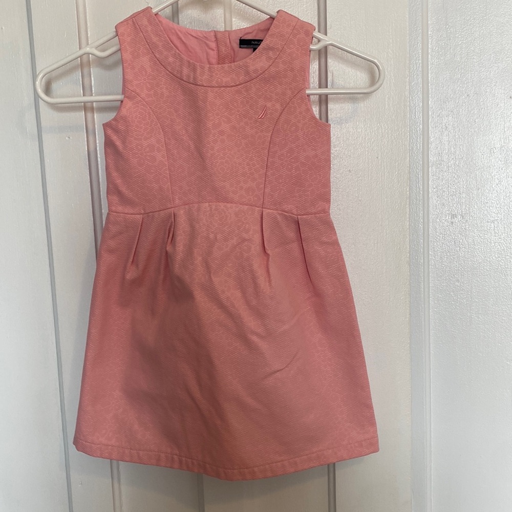 Nautica girls summer dress, size 5, pink